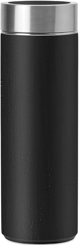 Bouteille isotherme en bambou à double paroi 400 ml: Emplacement du logo – face avant du produit