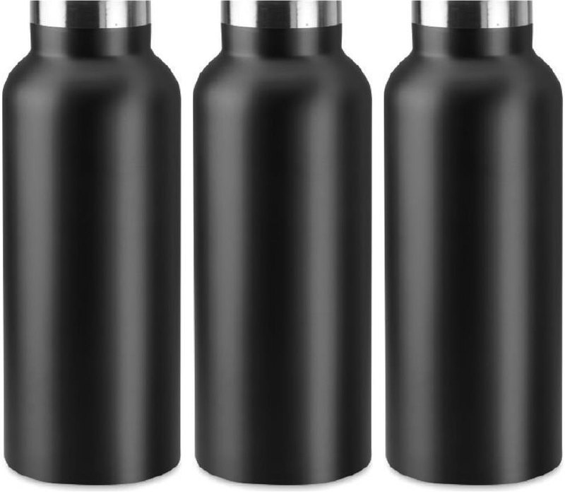 Bouteille à double paroi 500 ml: Impression à 360° autour du produit