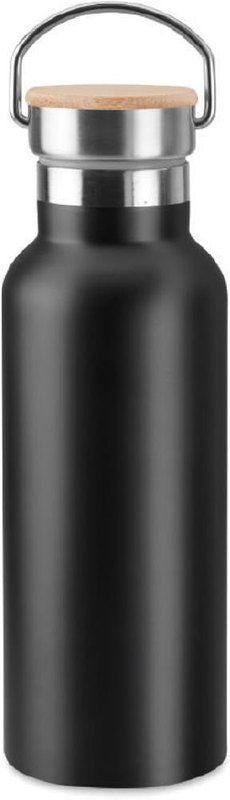 Bouteille à double paroi 500 ml: Emplacement du logo – face avant du produit