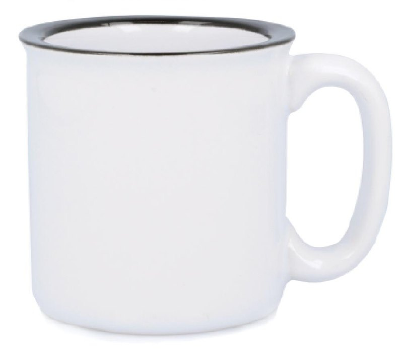 Kubek ceramiczny do sublimacji 240 ml: Logo position – for right-handed use