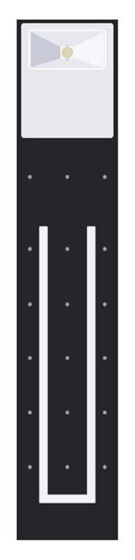 Lampe de lecture: Emplacement du logo – face avant du produit