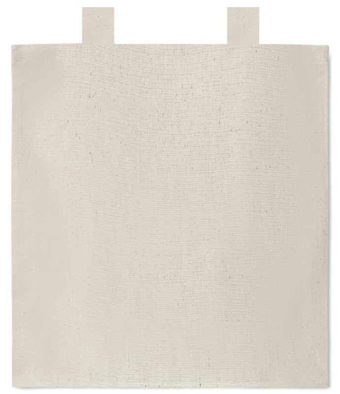 Sac de courses en coton 140 g/m²: Emplacement du logo – face arrière du produit
