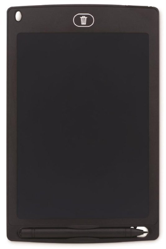 Tablette d’écriture LCD 8,5 pouces: Emplacement du logo — Partie supérieure gauche du produit