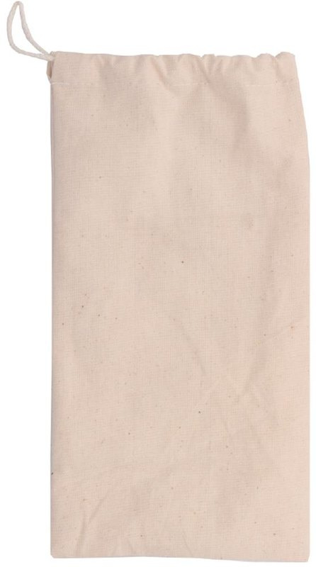Jeu de tour en pochette coton: Emplacement du logo – face avant du produit