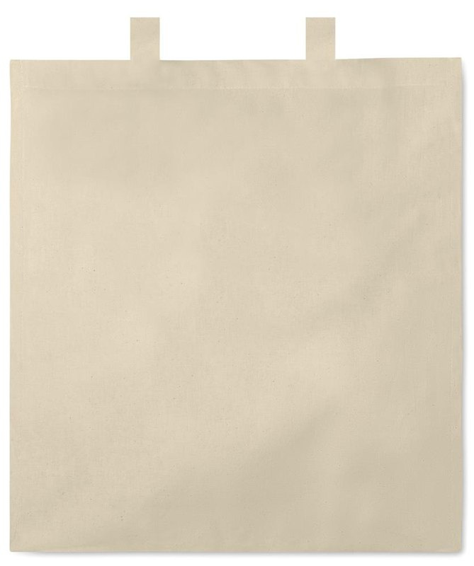 Sac de courses en coton 140 g/m²: Emplacement du logo – face avant du produit