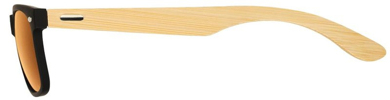 Lunettes de soleil à branches en bambou RAKVERE: Emplacement du logo – jambe gauche