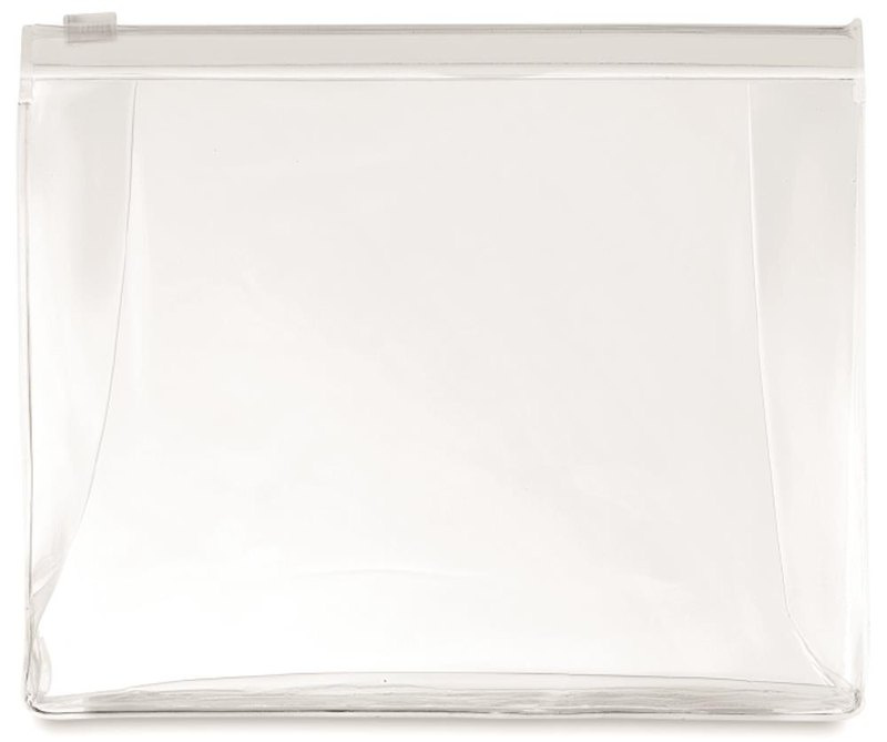 Pochette de toilette zippée: Emplacement du logo – face avant du produit