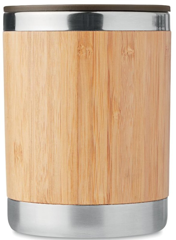 Mug à double paroi 300 ml: Emplacement du logo — À l’opposé de la poignée