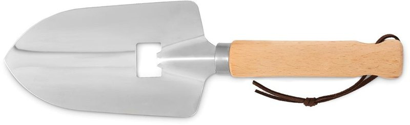 Décapsuleur en forme de truelle: Emplacement du logo — Pelle — Dessus