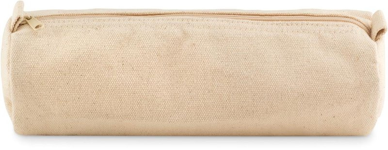 Trousse à crayons en coton 320 g/m²: Emplacement du logo – face 2 du produit