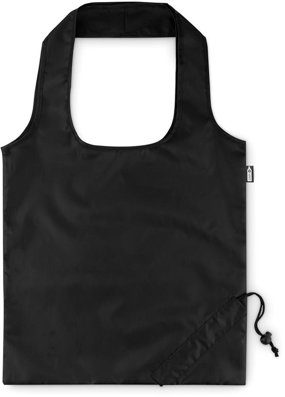 Sac de courses pliable en RPET: Impression par transfert — Petit sac