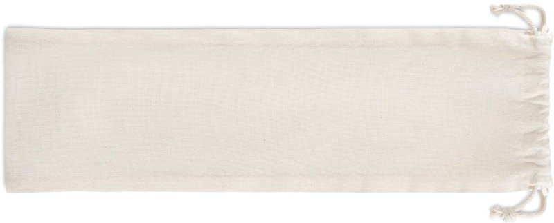 Ensemble de couverts à salade en bambou: Emplacement du logo — Pochette: Face 1 du produit