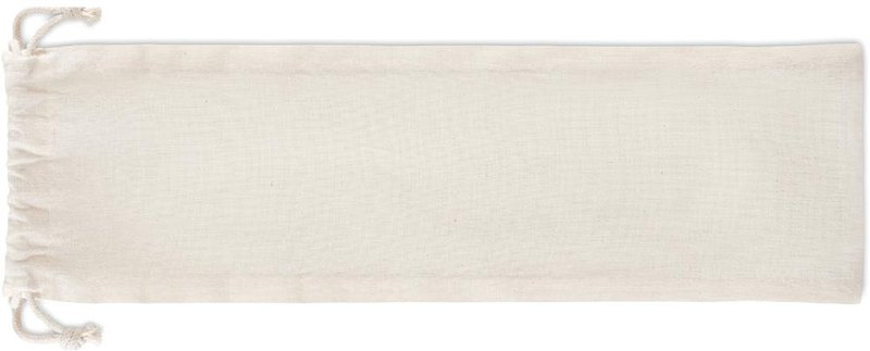 Ensemble de couverts à salade en bambou: Emplacement du logo — Pochette: Face 2 du produit