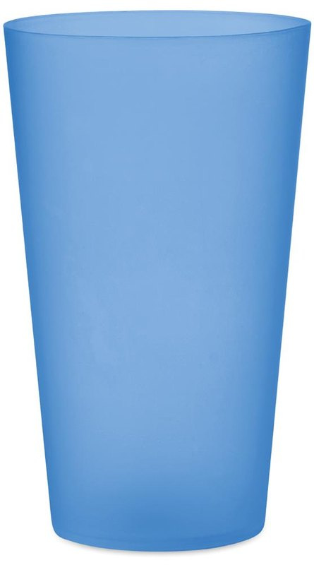 Gobelet événementiel réutilisable 500 ml: Emplacement du logo – partie supérieure de l’arrière du produit
