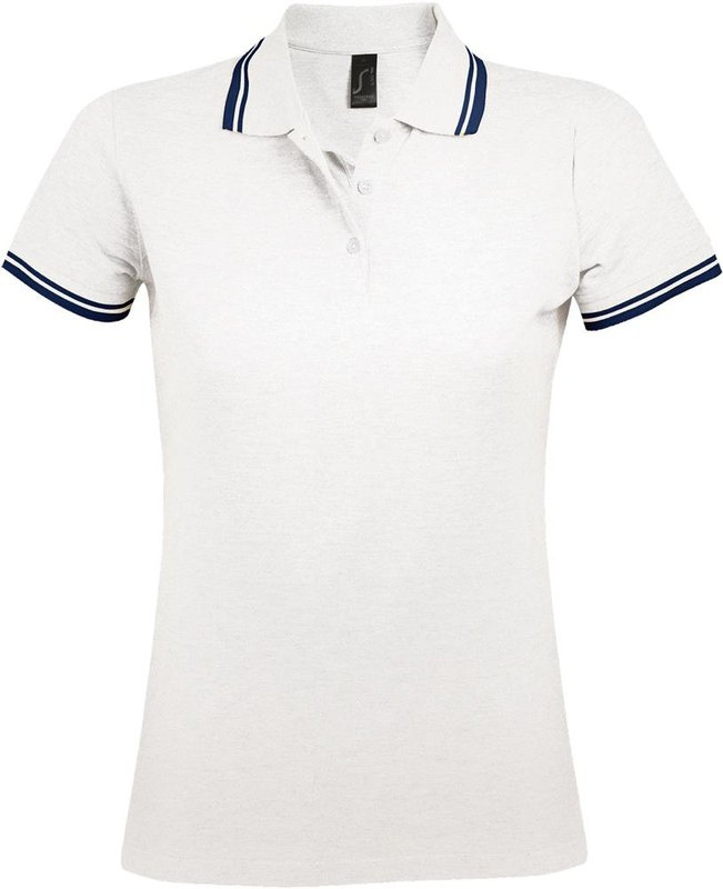 Damska koszulka polo PASADENA 200 g: Logo position – centre chest