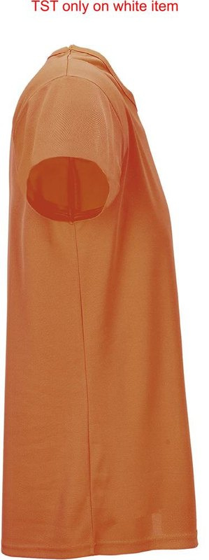 T-shirt unisexe SPRINT 130 g: Emplacement du logo – manche droite