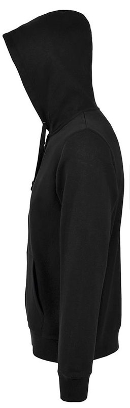 Sweat homme zippé à capuche SPIKE: Emplacement du logo – manche gauche