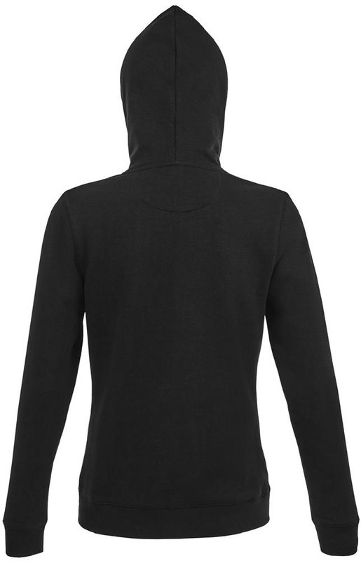 SPIKE HOOD Naisten 280gr: Logon sijainti – tuotteen takaosa