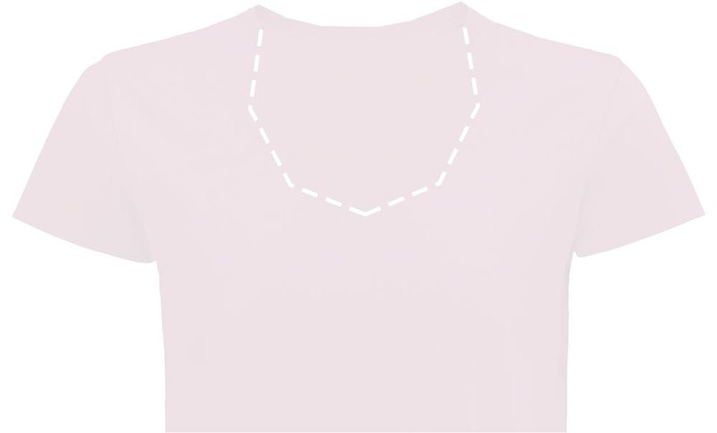 T-shirt homme PIONEER 175 g: Emplacement du logo — à l’intérieur du produit