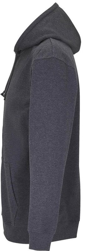 Sweat à capuche zippé intégral CARTER: Emplacement du logo – manche gauche