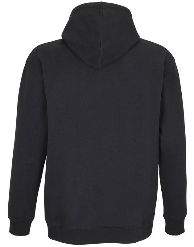 Sweat à capuche zippé intégral CARTER: Emplacement du logo — Sous la capuche