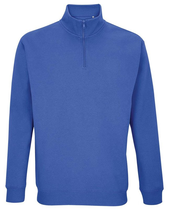 Sweat à col zippé CONRAD: Emplacement du logo – centre de la poitrine