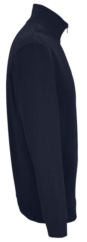 Sweat à col zippé CONRAD: Emplacement du logo – manche droite