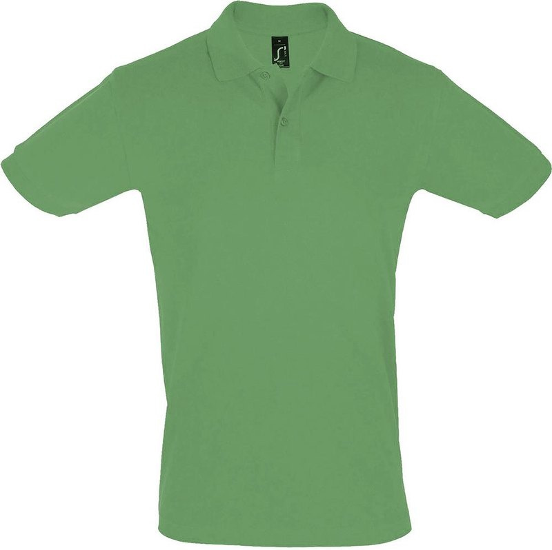 Polo homme PERFECT 180 g: Emplacement du logo – face avant du produit