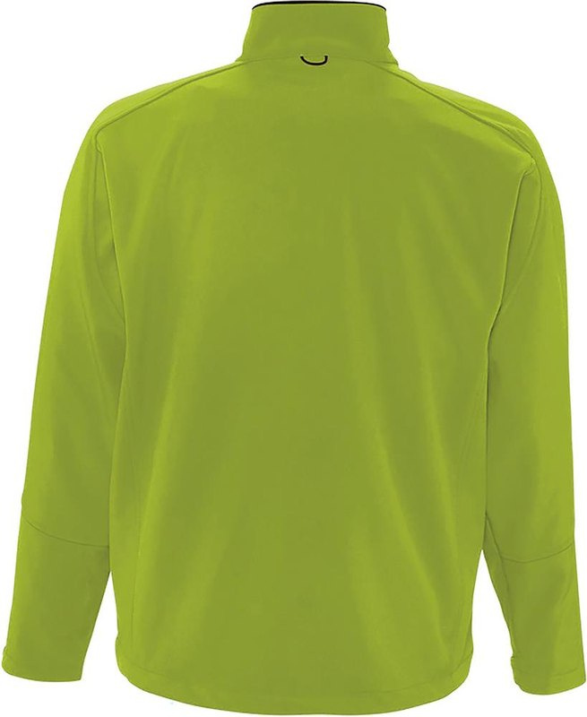 Veste softshell homme RELAX 340 g: Emplacement du logo – face arrière du produit