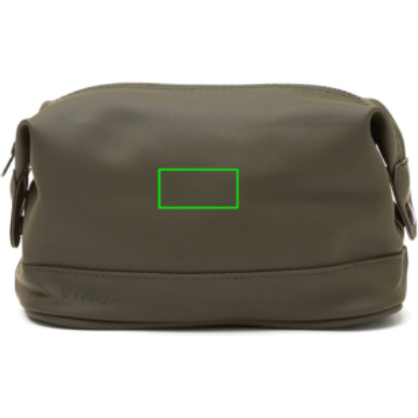 Trousse de toilette VINGA Baltimore: Emplacement du logo – face avant du produit