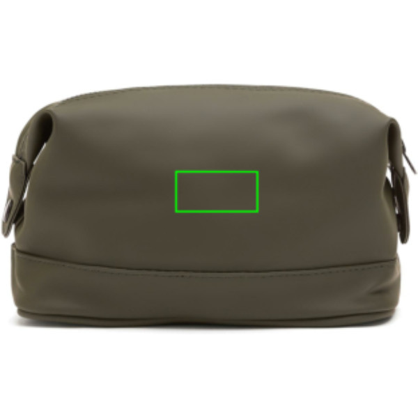 Trousse de toilette VINGA Baltimore: Emplacement du logo – face arrière du produit