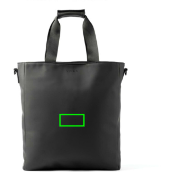 Sac cabas de bureau VINGA Baltimore: Emplacement du logo – face avant du produit