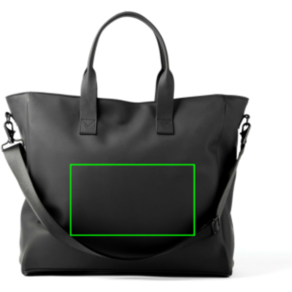 Sac de bureau hybride VINGA Baltimore: Emplacement du logo – face arrière du produit