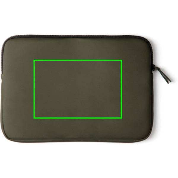 VINGA Baltimore — etui na laptop 12–15": Położenie logo — przód produktu