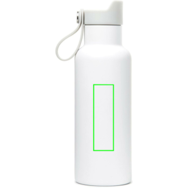 Bouteille isotherme VINGA Balti, isolation sous vide: Emplacement du logo – côté gauche du produit