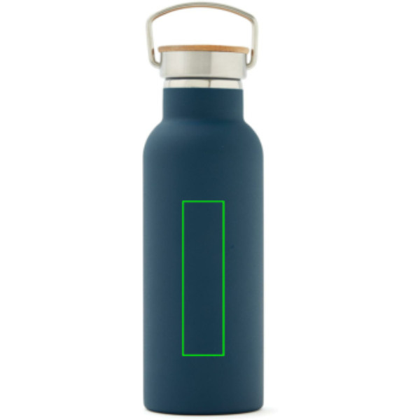 Bouteille isotherme VINGA Miles de 500 ml: Emplacement du logo – centre de l’arrière du produit