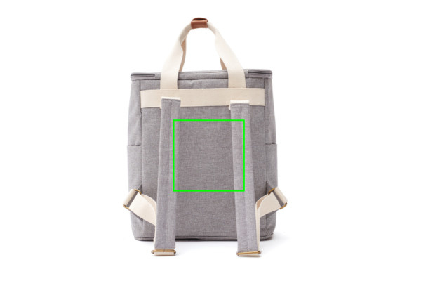 Sac à dos isotherme VINGA Sortino Trail: Emplacement du logo – face arrière du produit