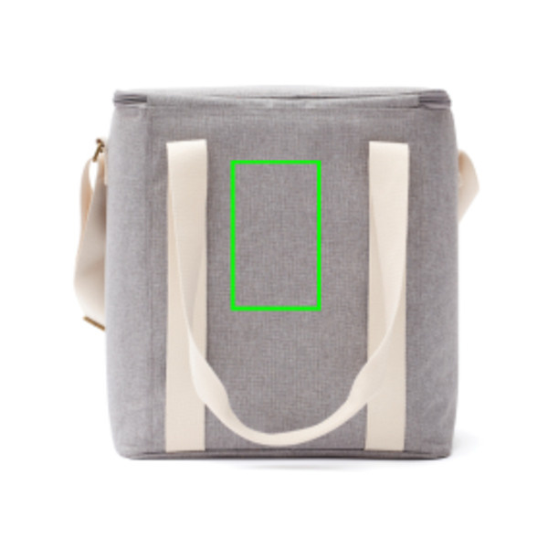 Grand sac isotherme VINGA Sortino: Emplacement du logo – face arrière du produit