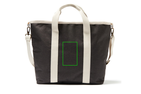Sac cabas isotherme VINGA Sortino: Emplacement du logo – face arrière du produit