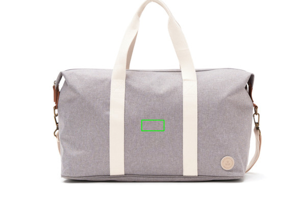 Sac de week-end VINGA Sortino: Emplacement du logo – face avant du produit