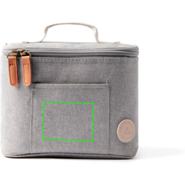 Sac isotherme de vélo VINGA Sortino: Emplacement du logo – face avant du produit