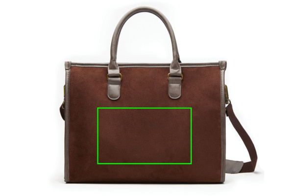 VINGA Hunton — torba na laptop: Położenie logo — tył produktu