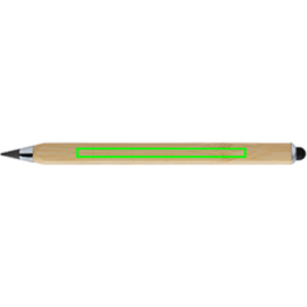 Многофункциональная ручка Eon Bamboo Infinity: Место нанесения логотипа – корпус ручки