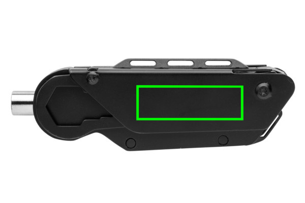 Outil pour vélo Gear X: Emplacement du logo – face arrière du produit