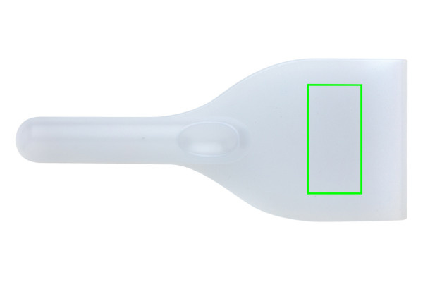 Grattoir à glace: Emplacement du logo – face avant du produit