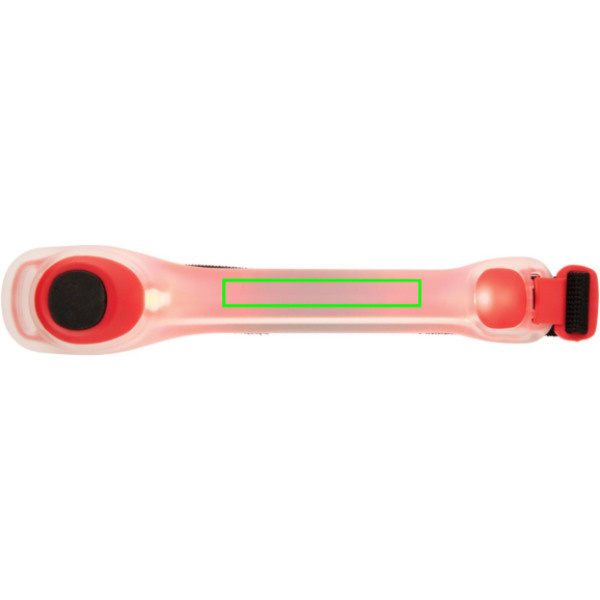 Brassard de visibilité à LED: Emplacement du logo – face avant du produit