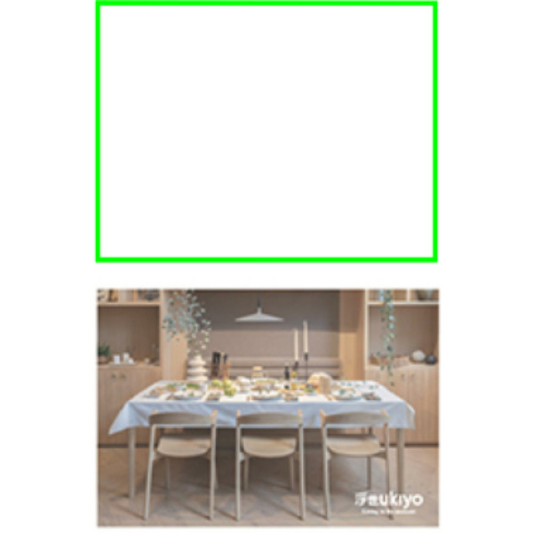Ensemble de 3 bols Ukiyo avec plateau en bambou: Emplacement du logo — Carte