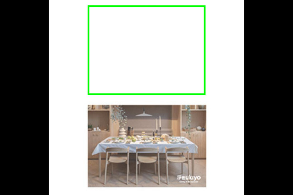 Service à sushi Ukiyo pour deux: Emplacement du logo — Carte