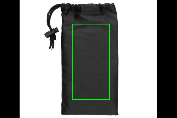 4pc elastic fitness bands in pouch: Logo position – pouch