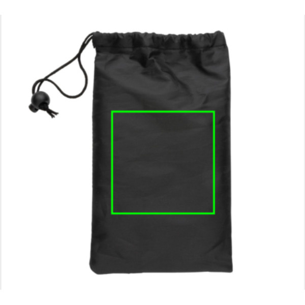 Fitness Resistance-Tube im Etui: Logoposition – Beutel